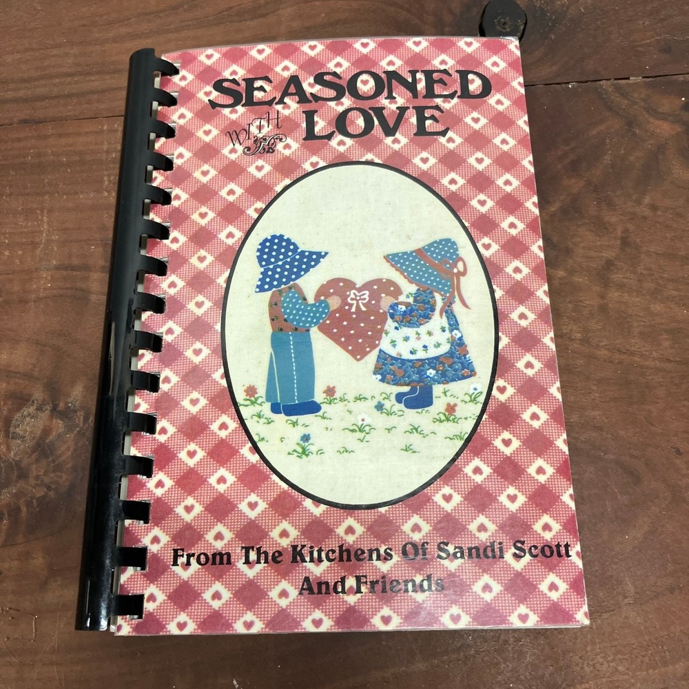 Seasoned With Love Sandi Scott 1994 Cookbook Southern Recipes Fundcraft Spiral